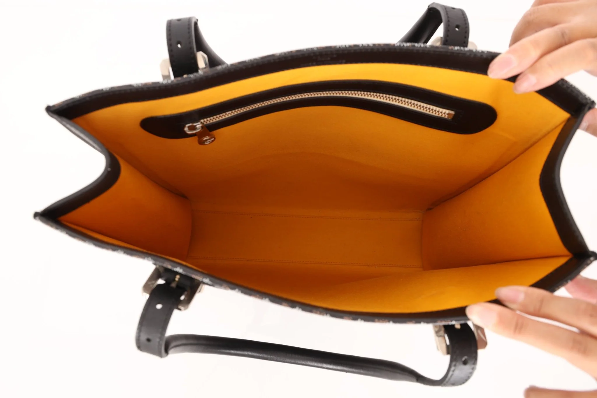 Goyard Noir Goyardine Comores Tote GM - Image 3