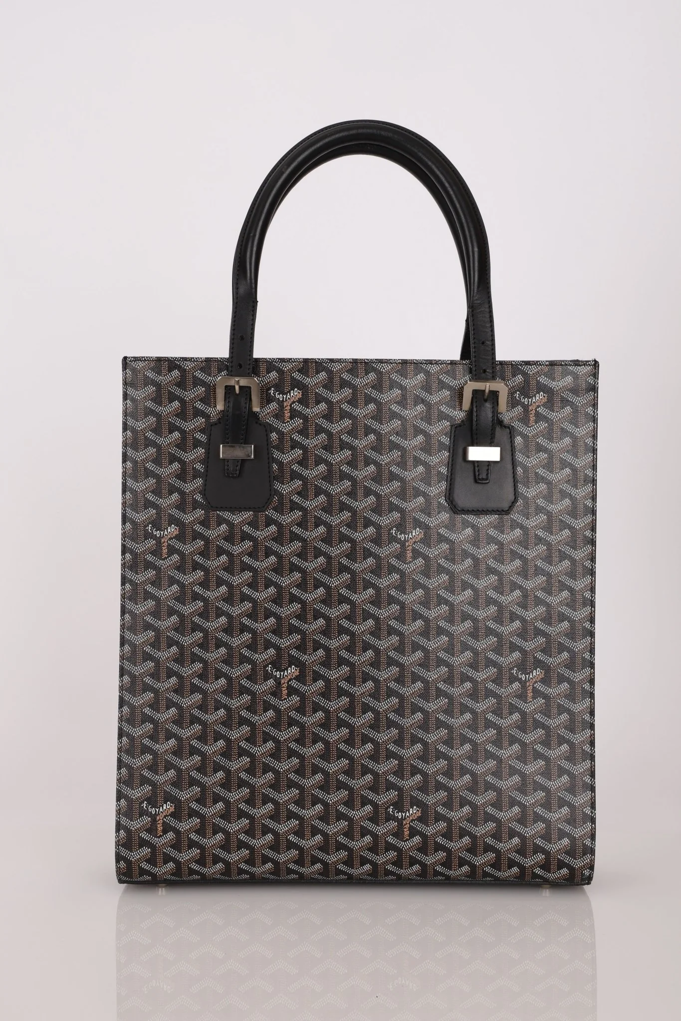Goyard Noir Goyardine Comores Tote GM - Image 4