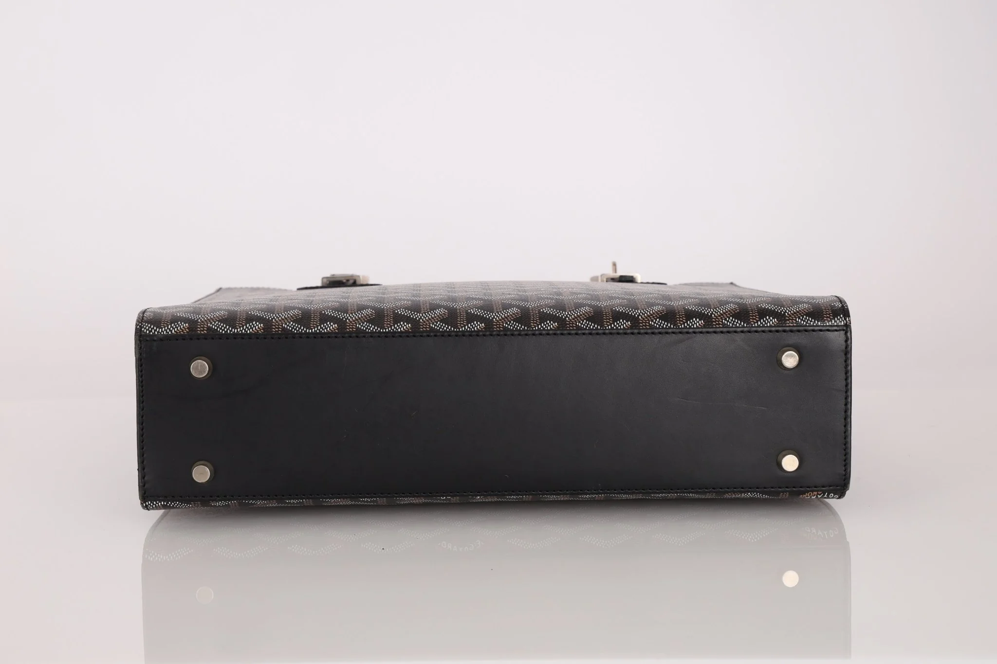 Goyard Noir Goyardine Comores Tote GM - Image 8