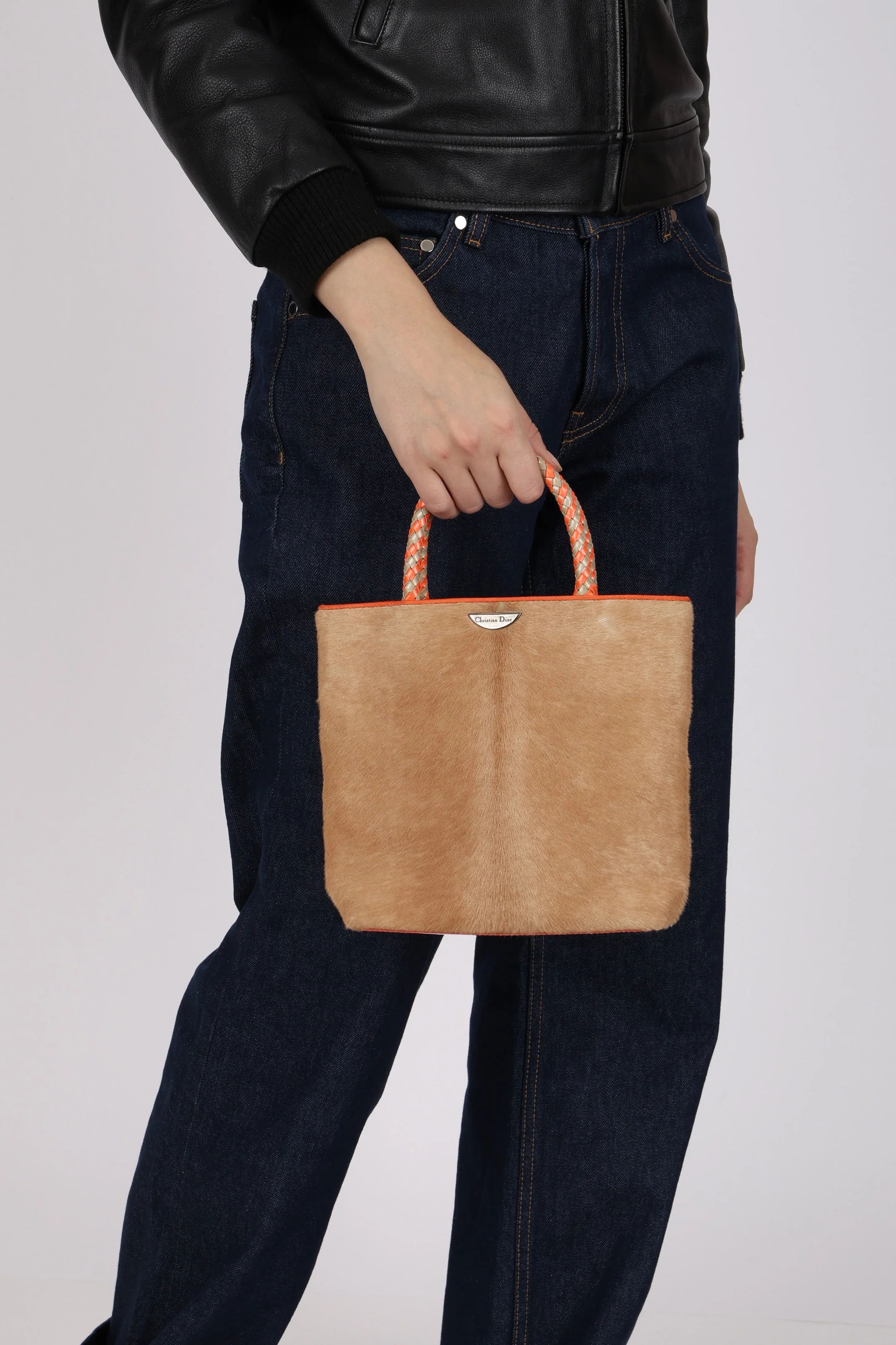 Christian Dior 2000 Runway Ponyhair Malice Mini Shopper Tote - Image 17