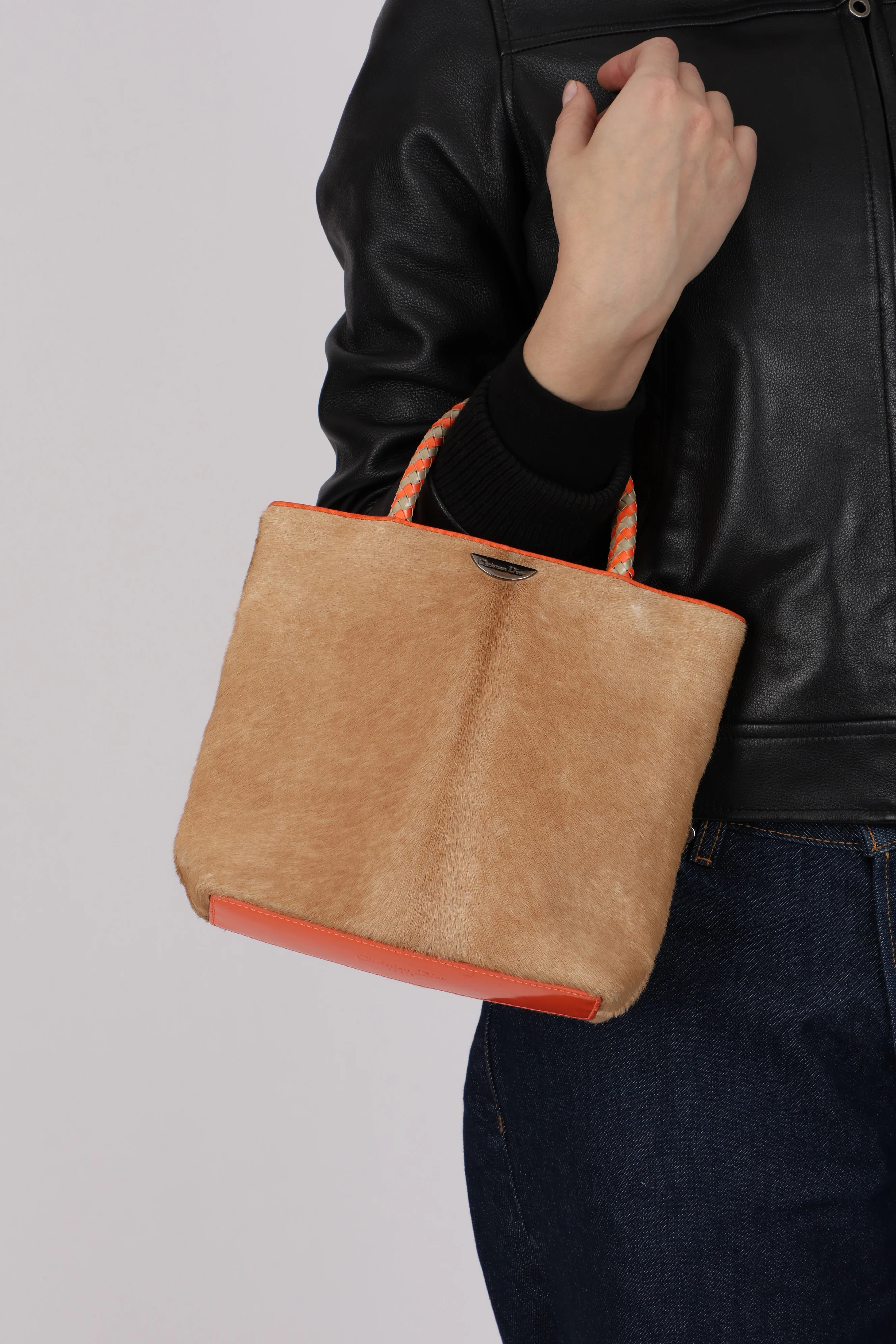 Christian Dior 2000 Runway Ponyhair Malice Mini Shopper Tote - Image 18