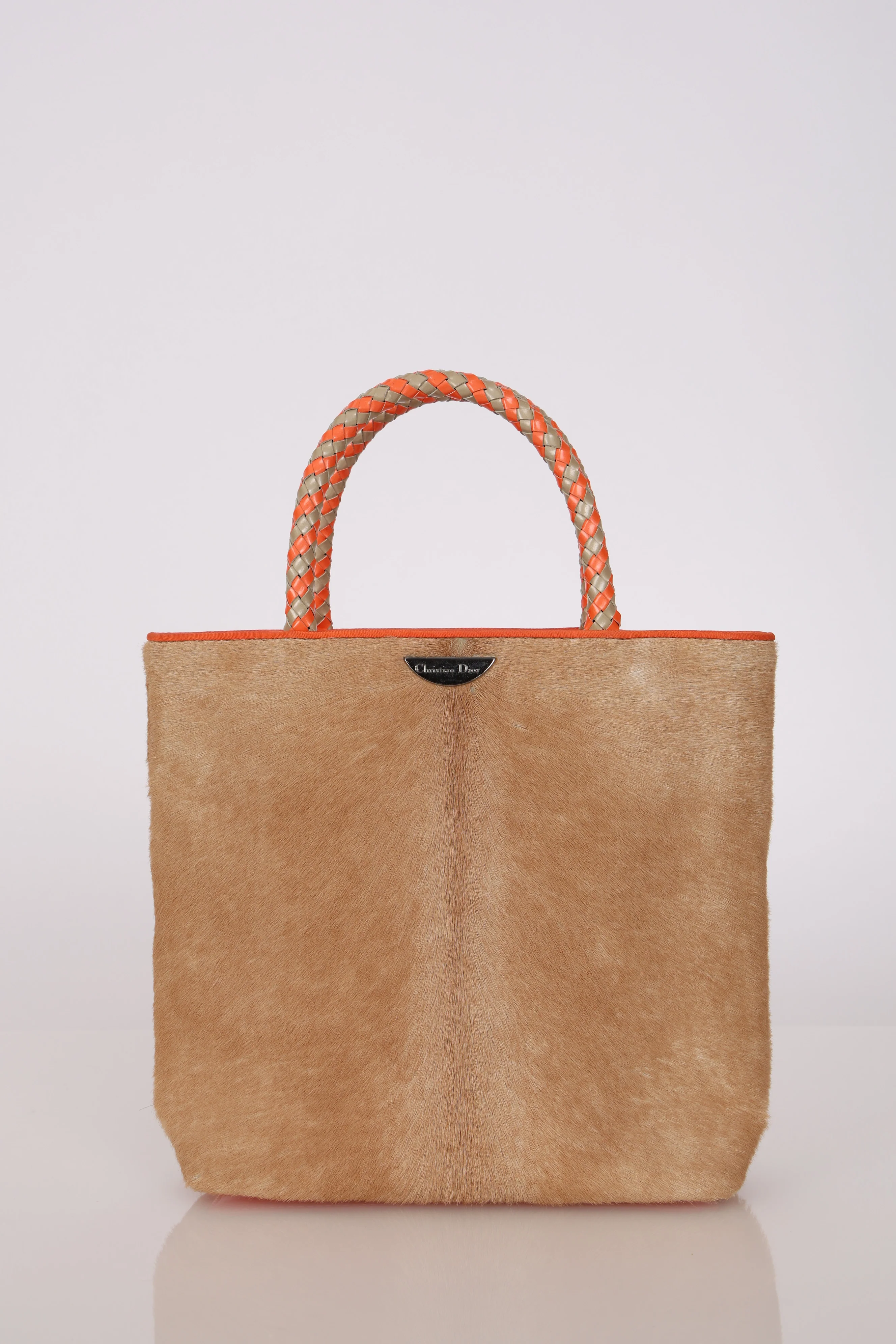 Christian Dior 2000 Runway Ponyhair Malice Mini Shopper Tote - Image 4