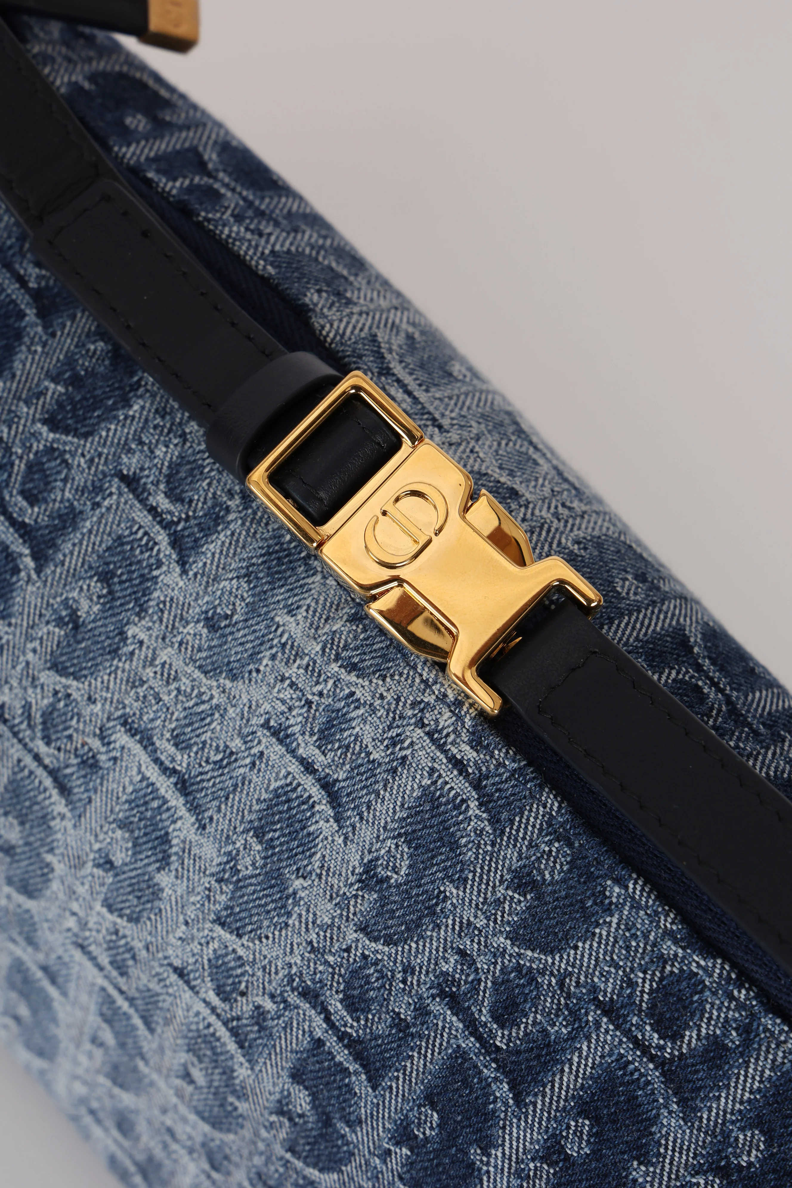 Dior 2024 Denim Oblique Diorstar Nomad Pochette - Image 9