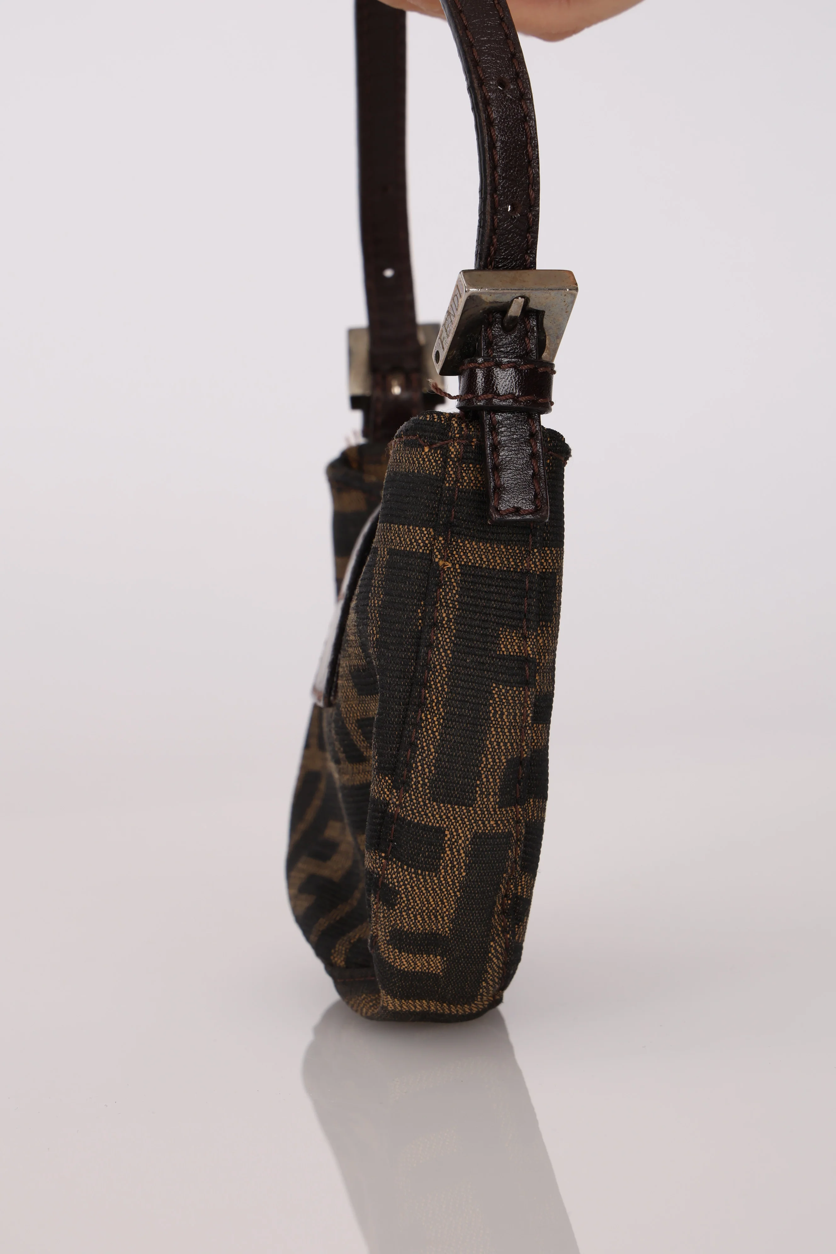 Fendi Zucca Mini Croissant Pochette - Image 7