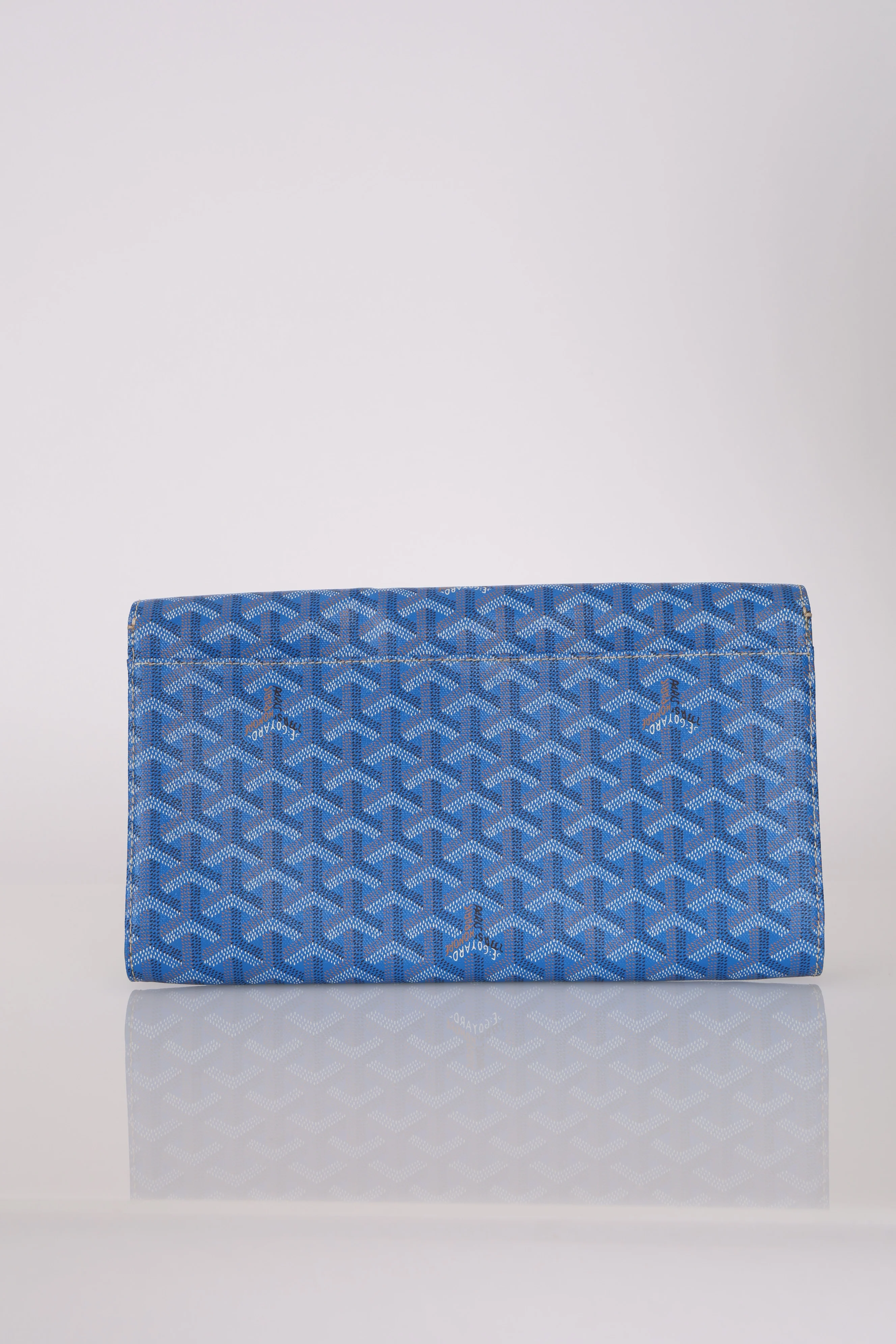 Goyard 2018 Blue Goyardine MM Monte Carlo Bois - Image 6