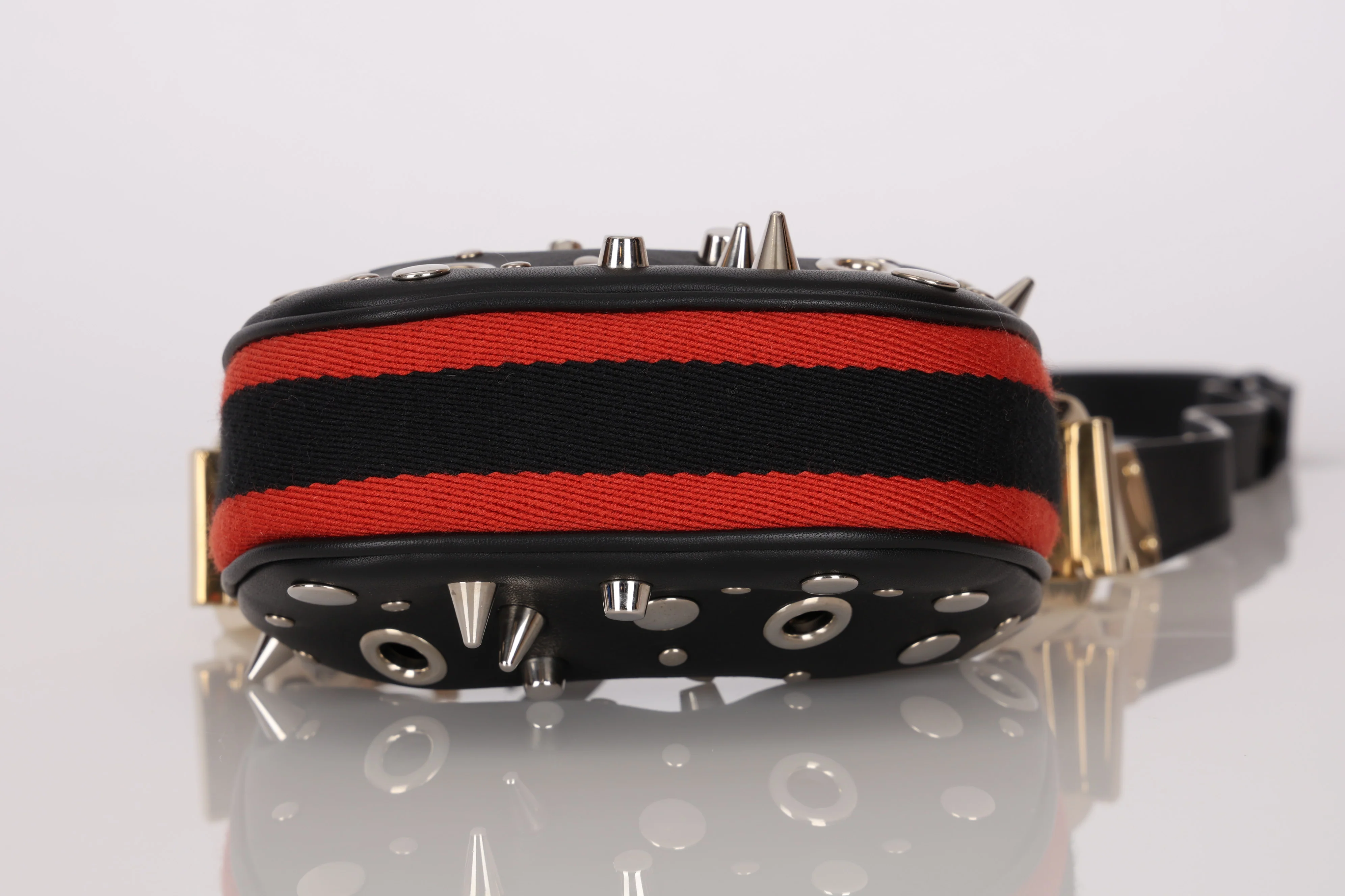 Gucci Studded Leather Attache Mini Hobo - Image 12