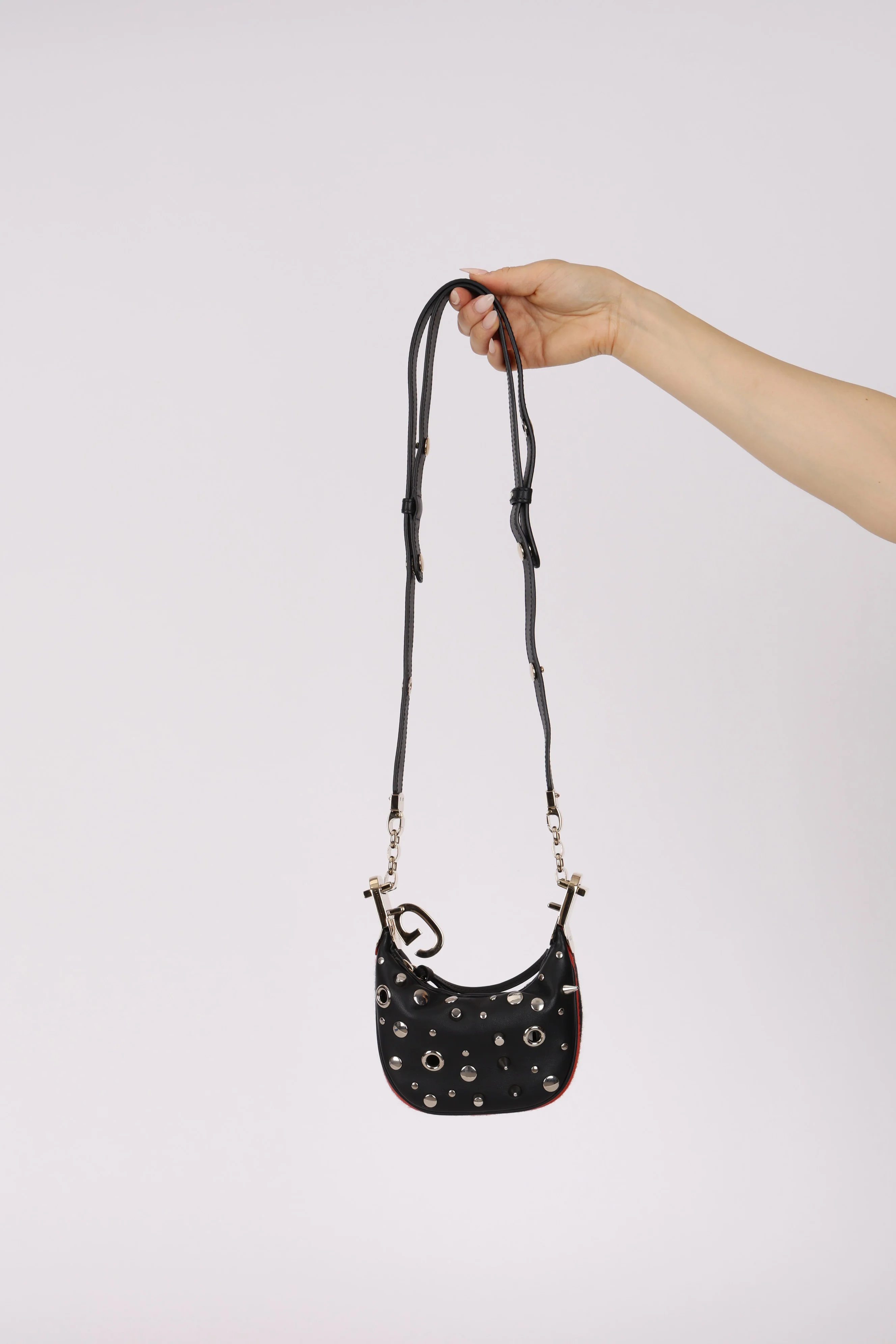 Gucci Studded Leather Attache Mini Hobo - Image 5