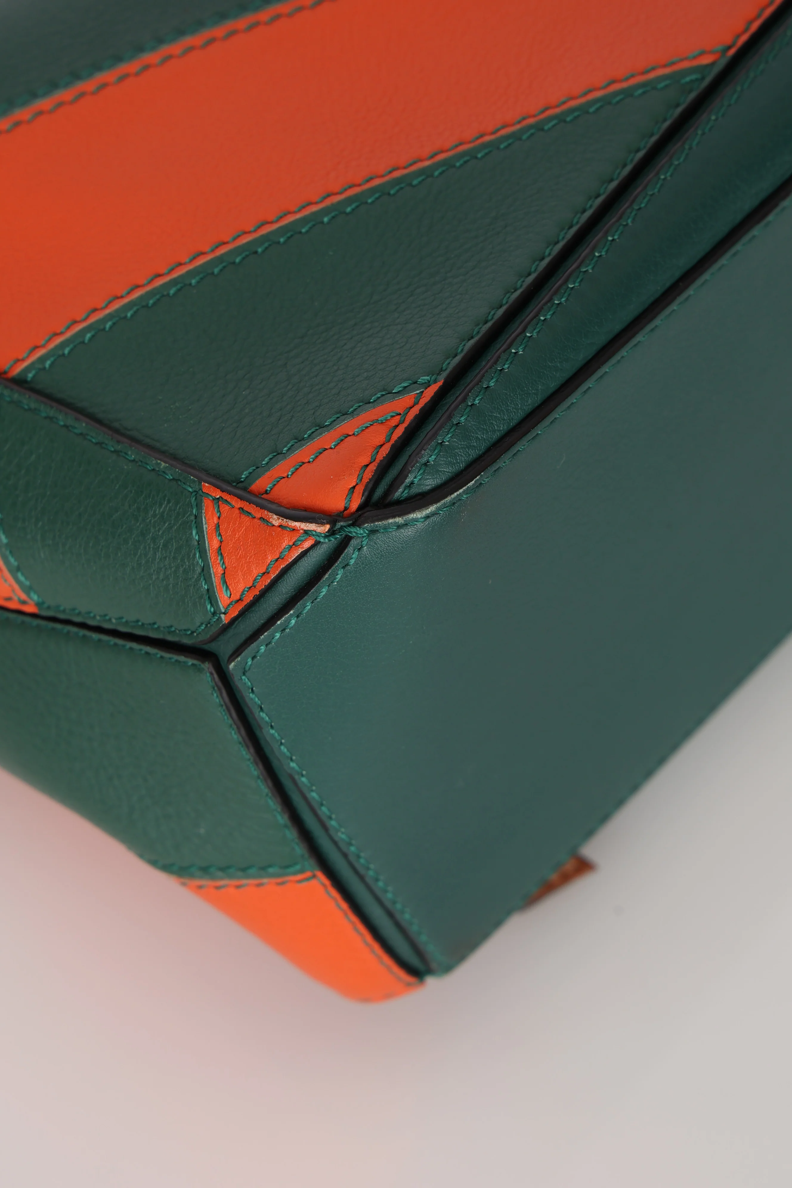 Limited Edition Loewe Calfskin Rugby Small Puzzle Bag - Image 11