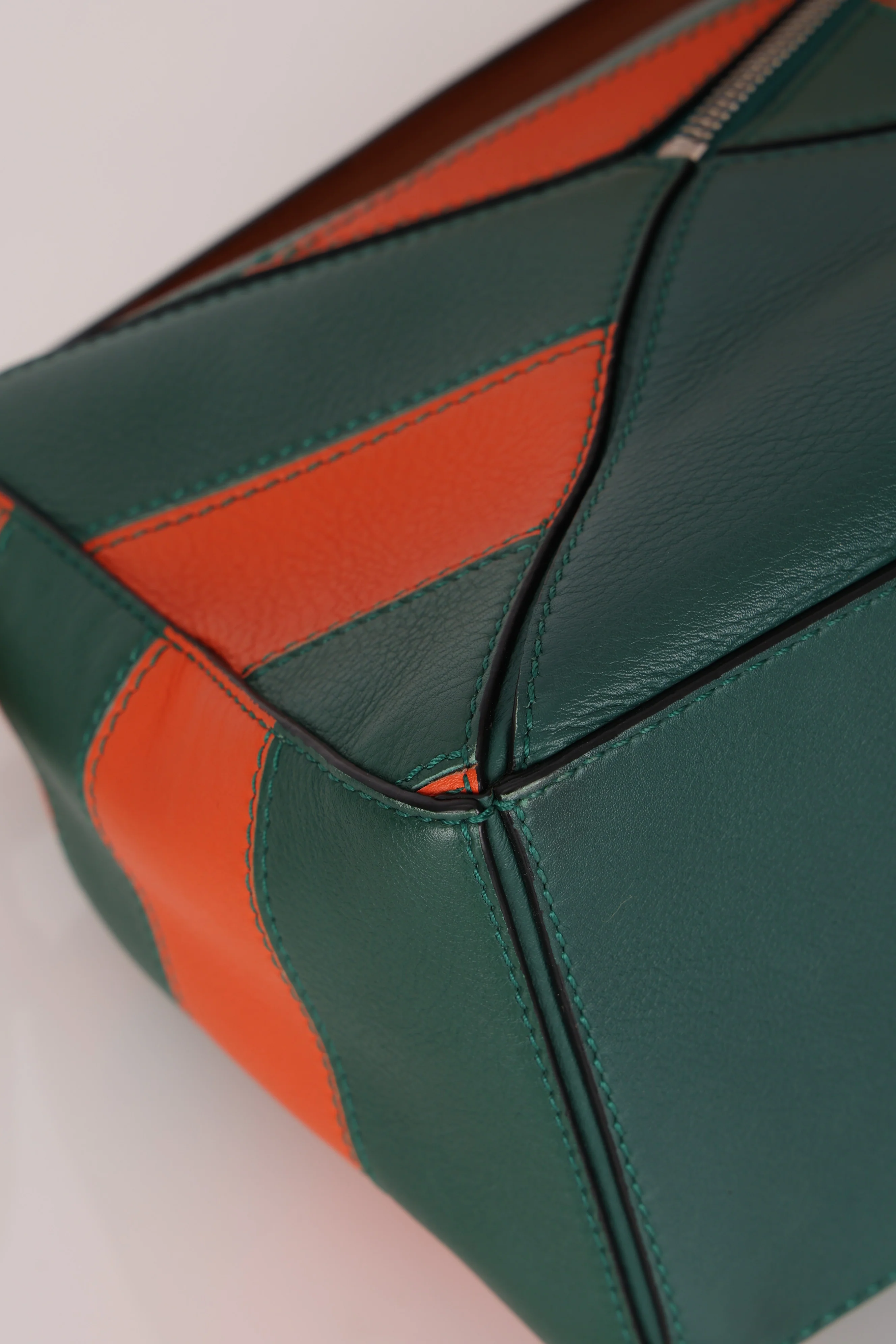 Limited Edition Loewe Calfskin Rugby Small Puzzle Bag - Image 13