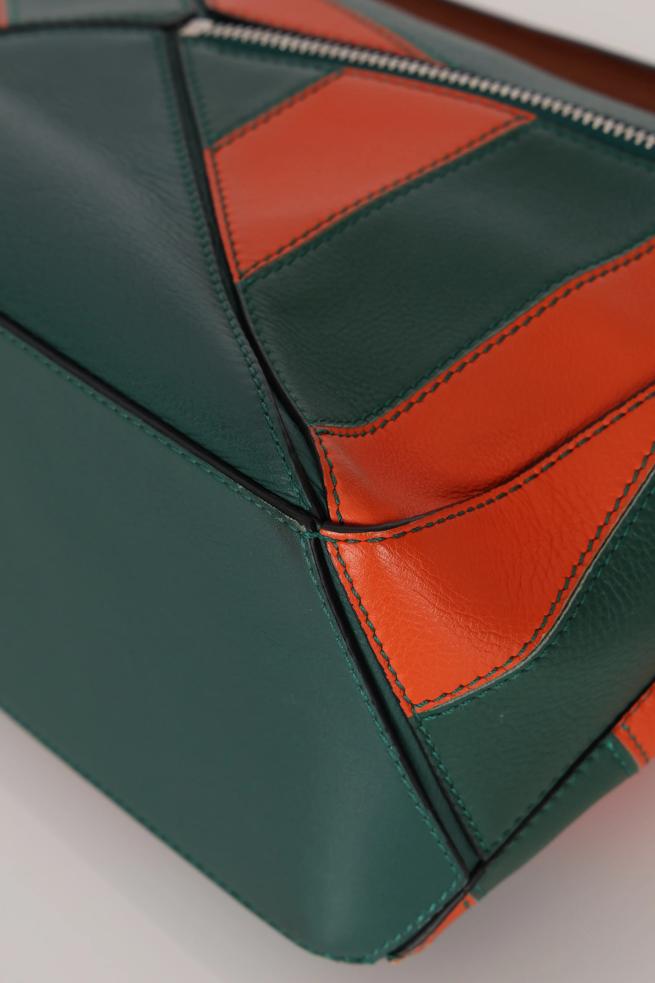 Limited Edition Loewe Calfskin Rugby Small Puzzle Bag - Image 14