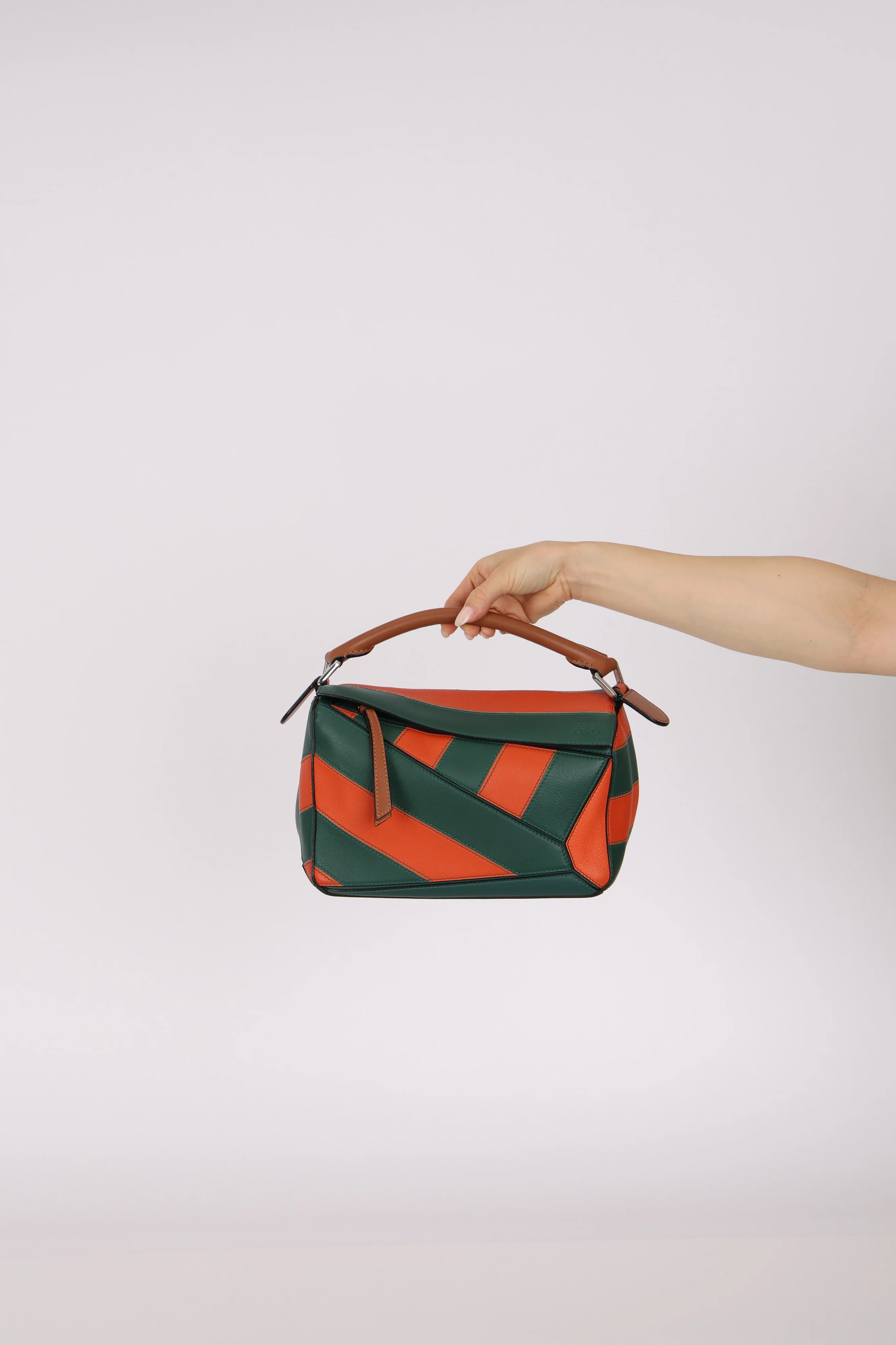 Limited Edition Loewe Calfskin Rugby Small Puzzle Bag - Image 4