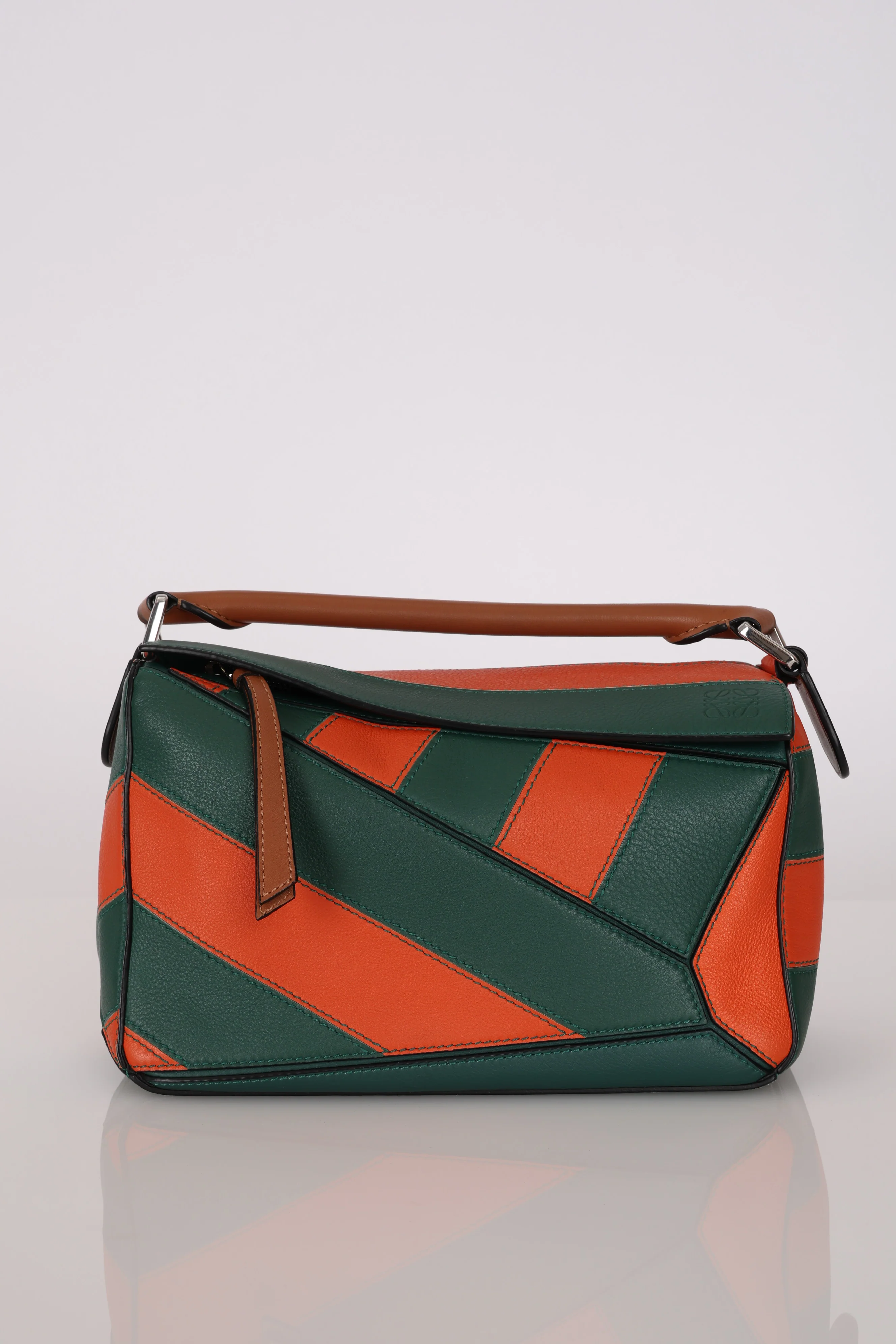 Limited Edition Loewe Calfskin Rugby Small Puzzle Bag - Image 6