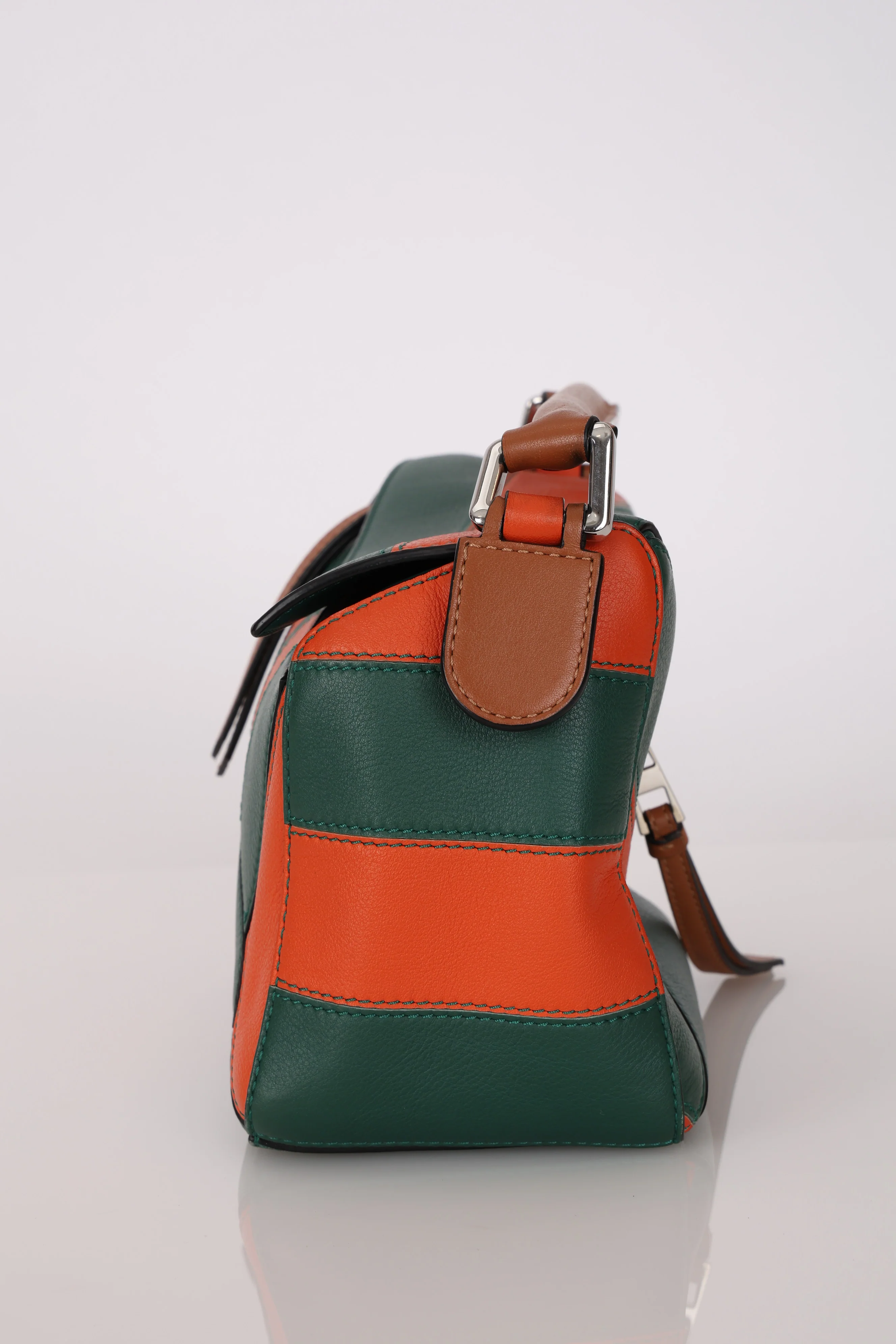 Limited Edition Loewe Calfskin Rugby Small Puzzle Bag - Image 7