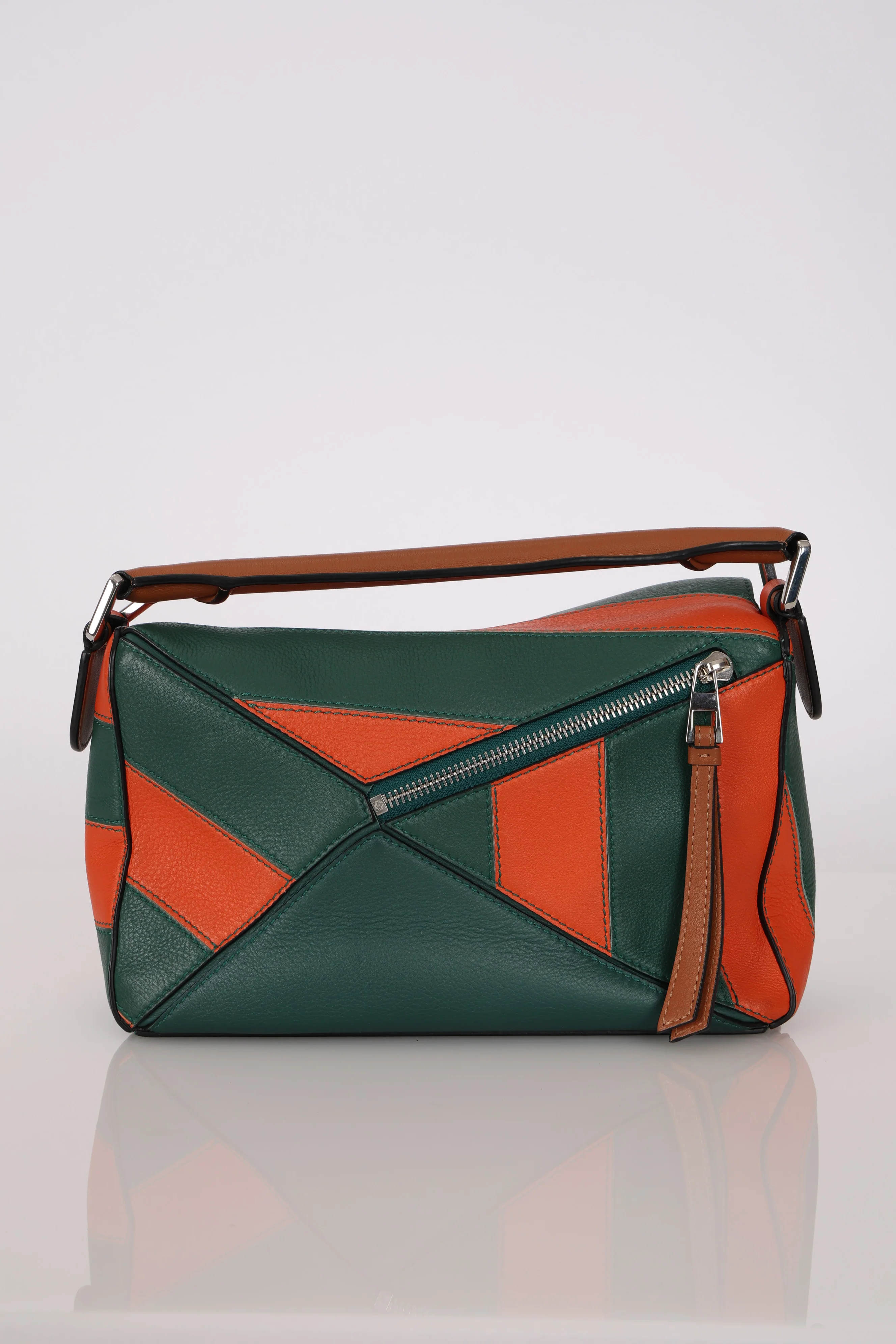 Limited Edition Loewe Calfskin Rugby Small Puzzle Bag - Image 8