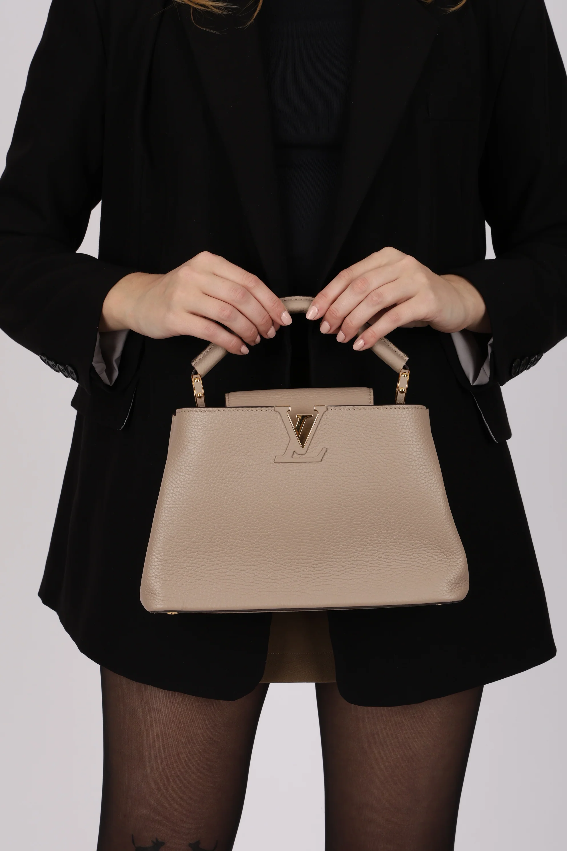 Louis Vuitton Galet Taurillon Capucines BB - Image 13