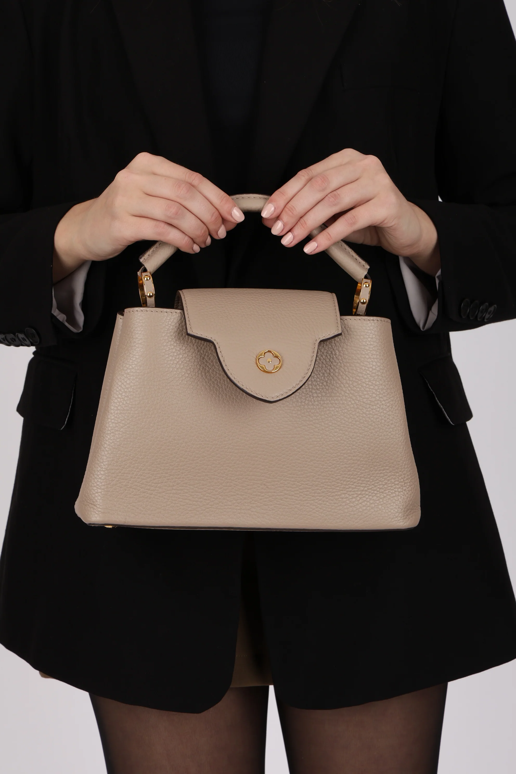 Louis Vuitton Galet Taurillon Capucines BB - Image 15