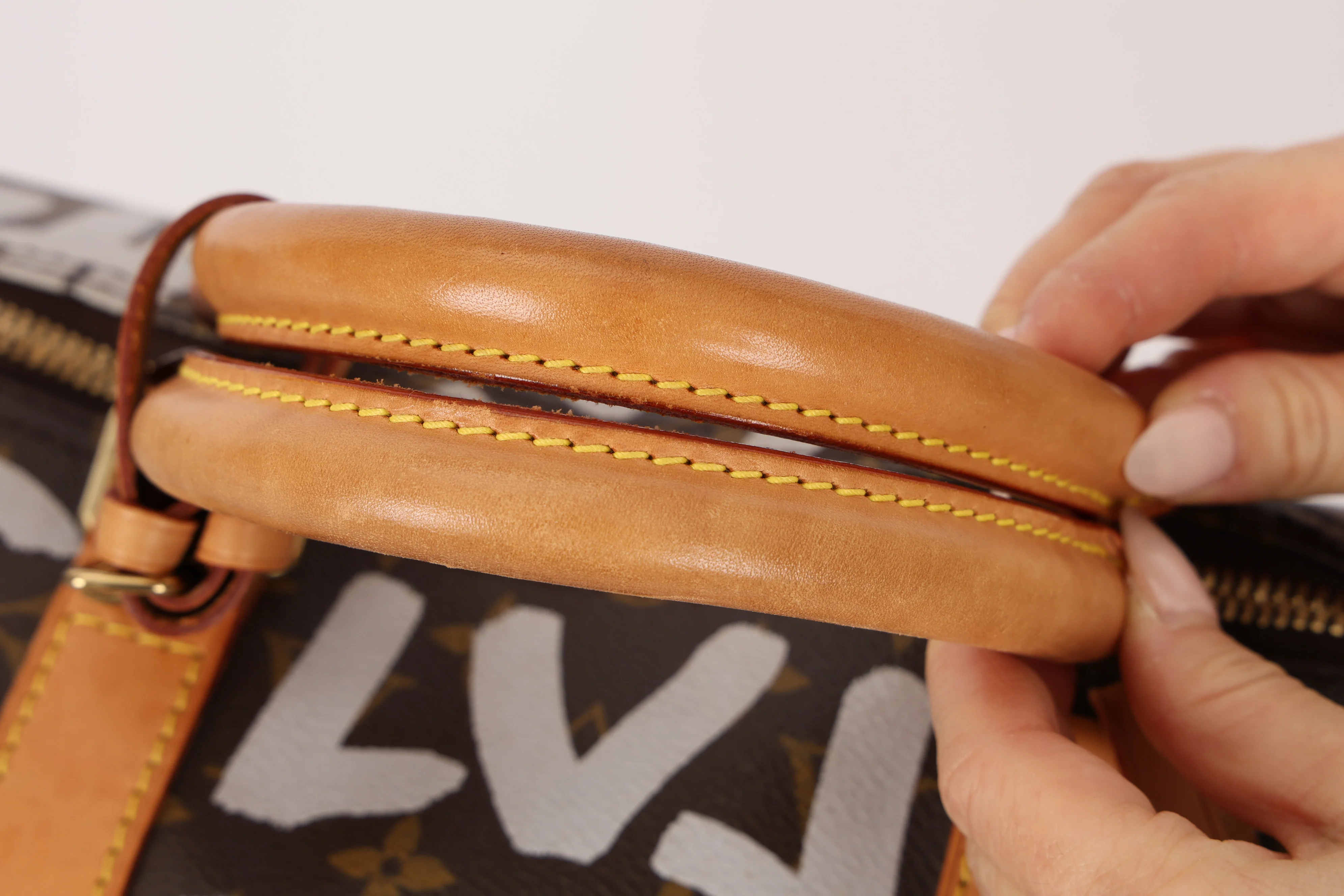 Limited Edition Louis Vuitton x Stephen Sprouse 2001 Graffiti Monogram Keepall 50 - Image 13