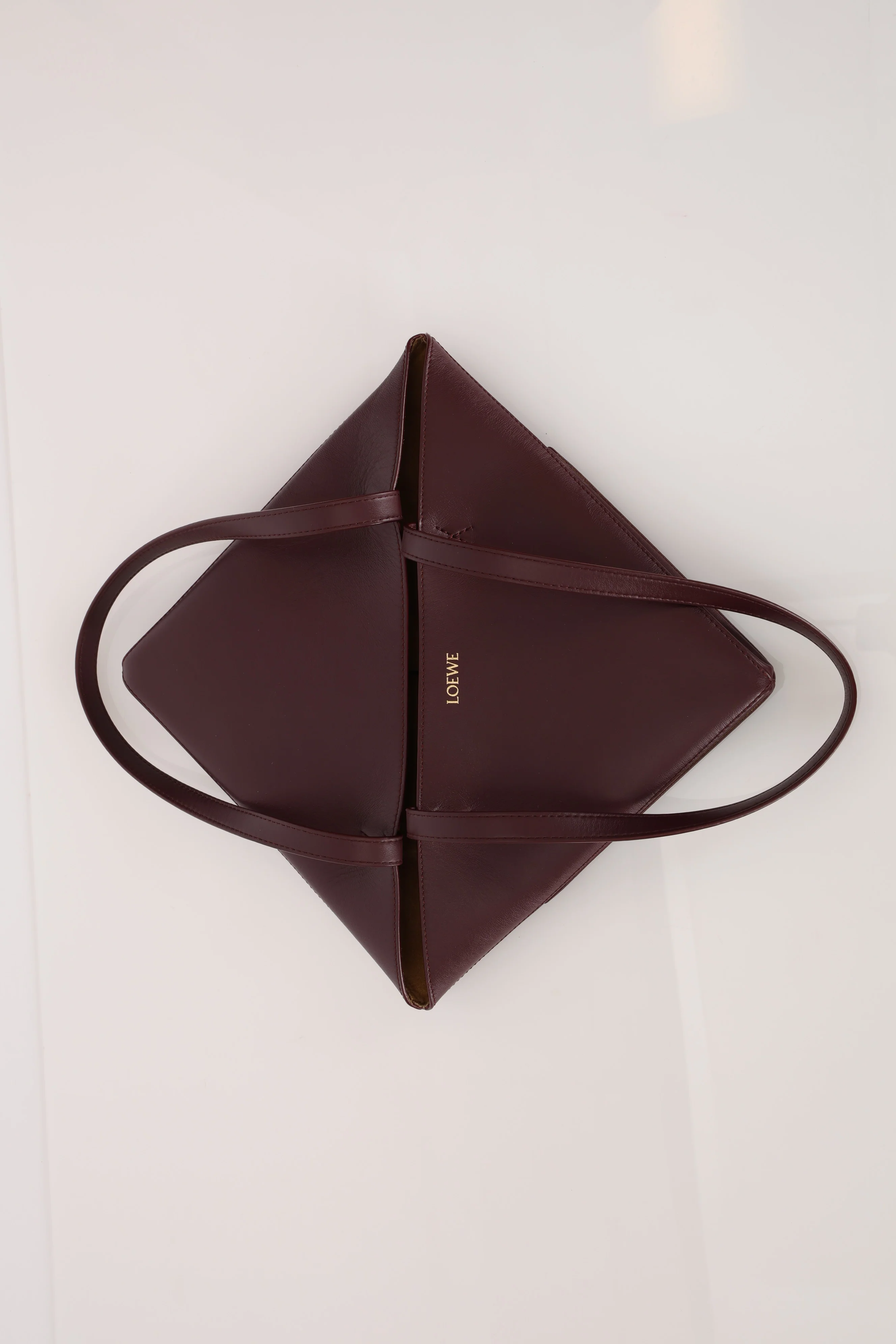 Loewe Bordeaux Medium Puzzle Fold Tote - Image 4