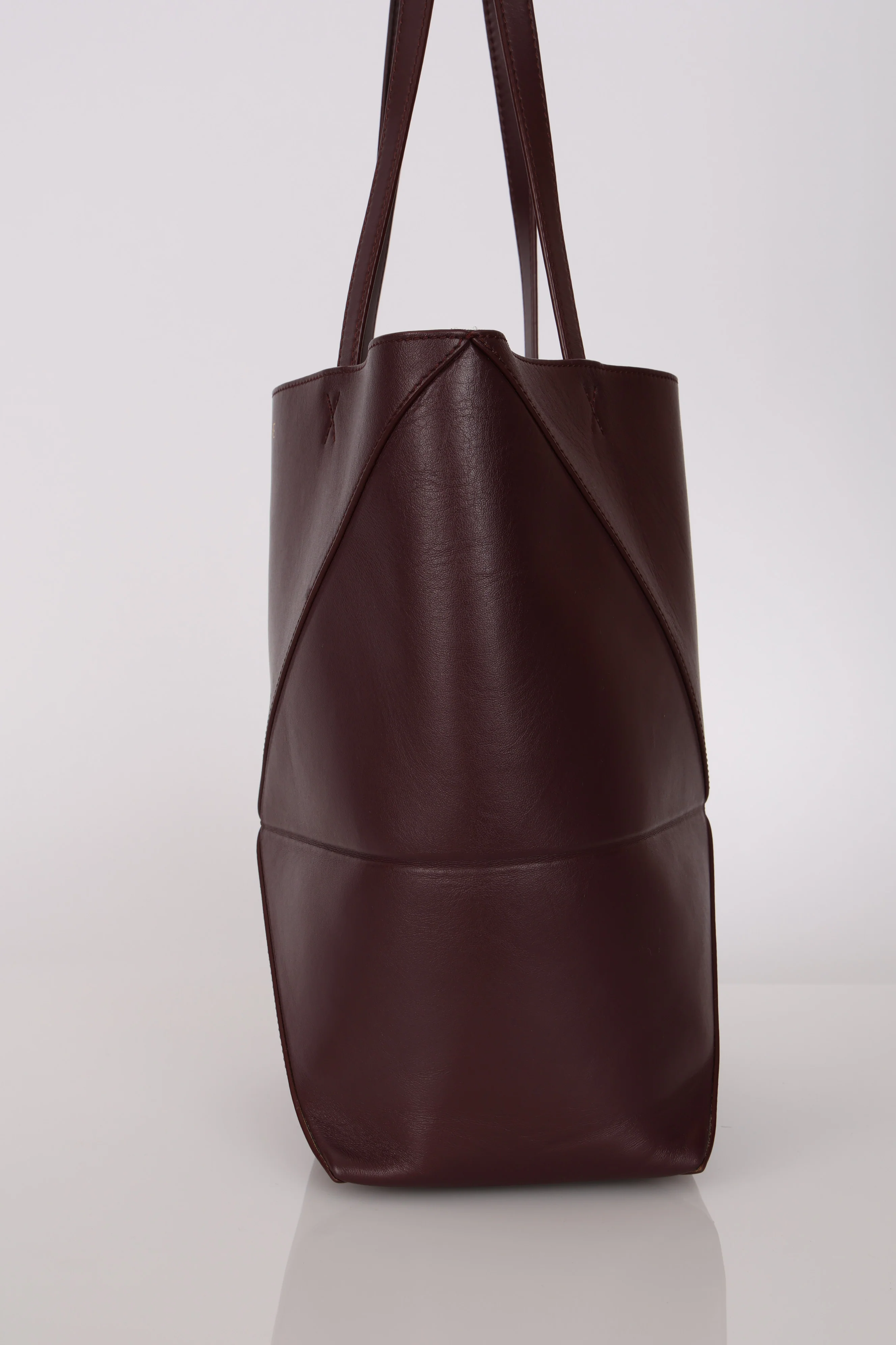 Loewe Bordeaux Medium Puzzle Fold Tote - Image 6